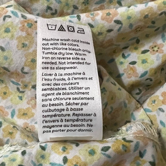 Tea Collection Yellow Green Ruffled Wrap Sundress Girls size 16 - Picture 6 of 6